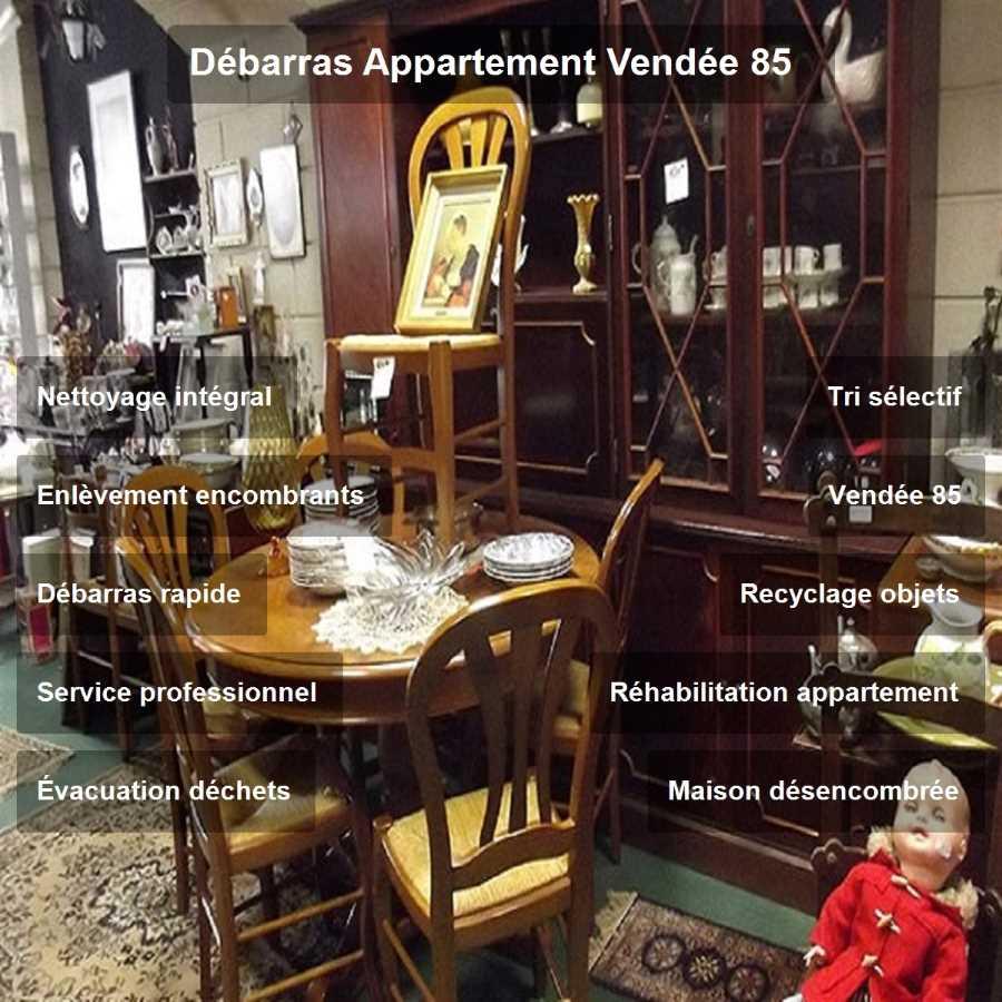 Debarras appartement vendee 85