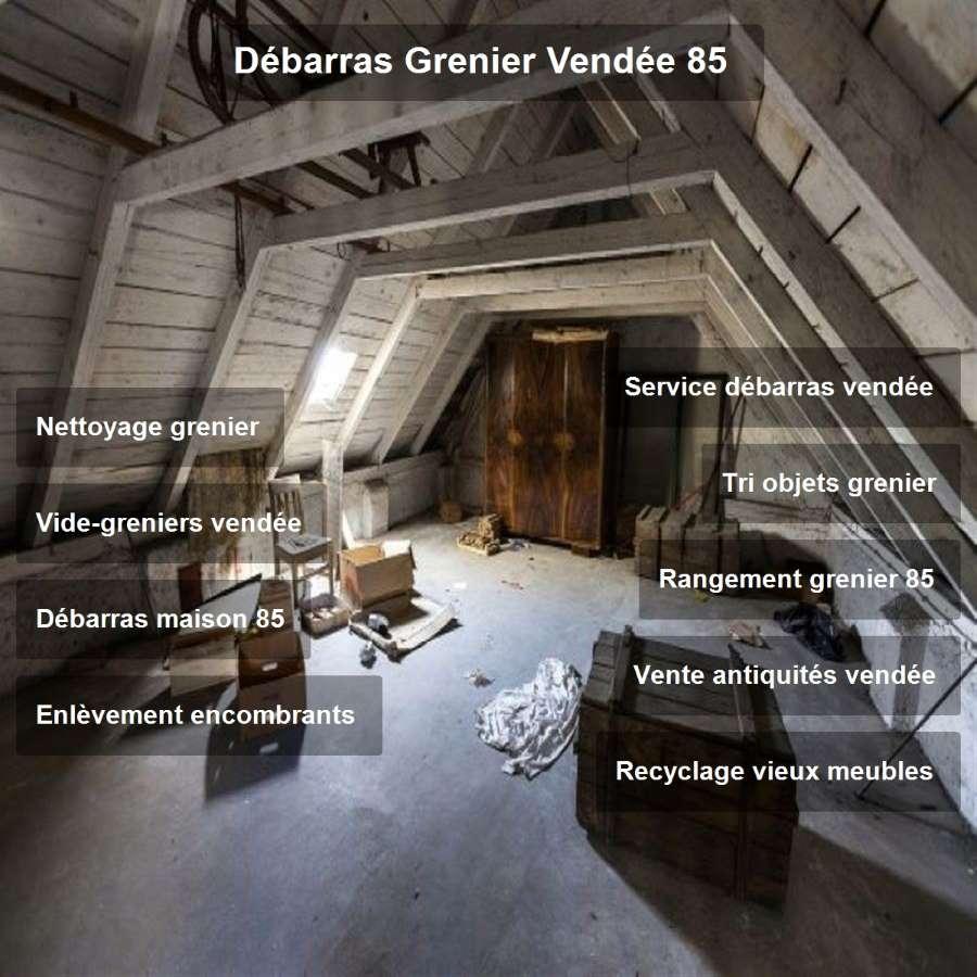 Debarras grenier vendee 85
