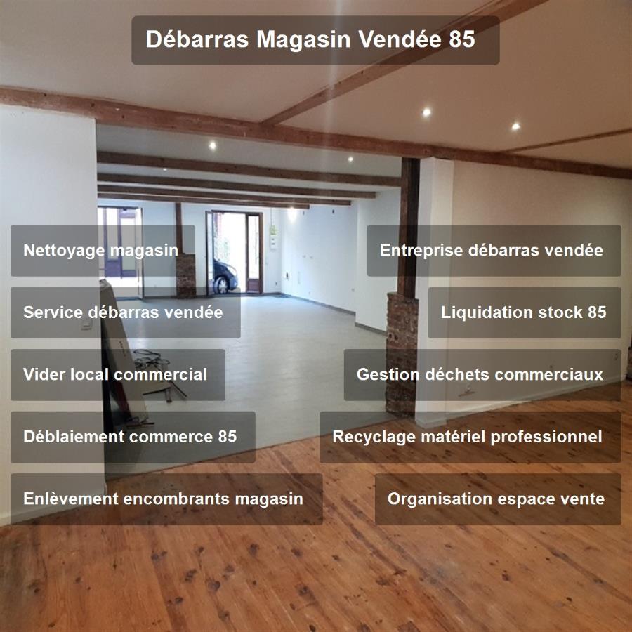 Debarras magasin vendee 86