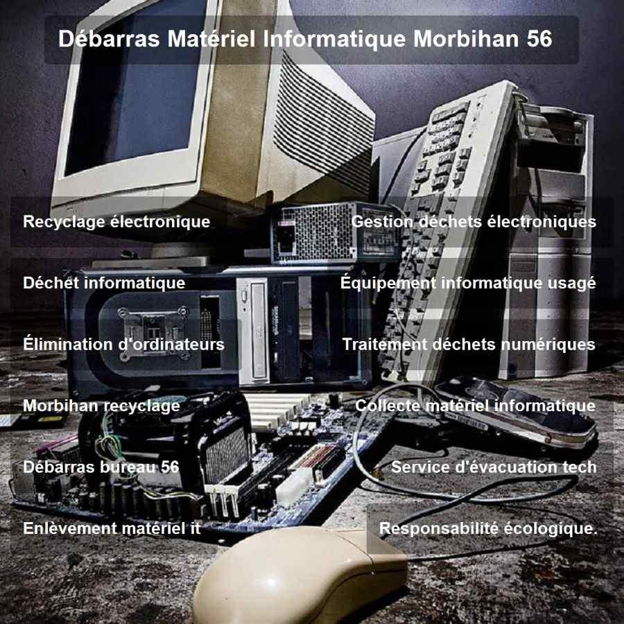 Debarras materiel informatique morbihan 56